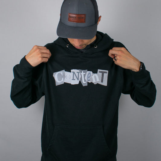 Content In Every Circumstance - Black Hoodie