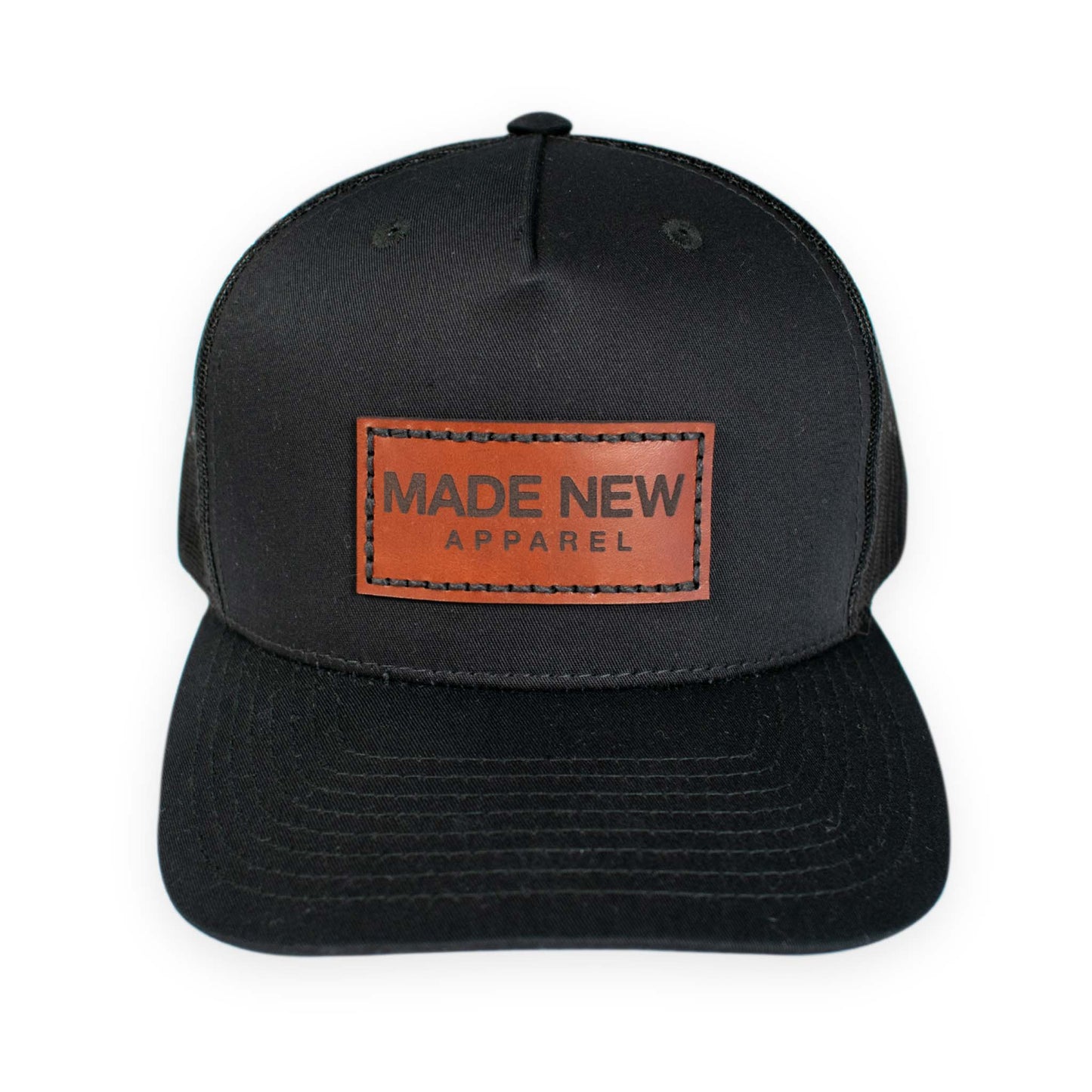 MNA - Leather Patch Trucker Hat